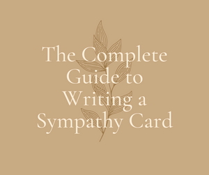 How to Write a Sympathy Card