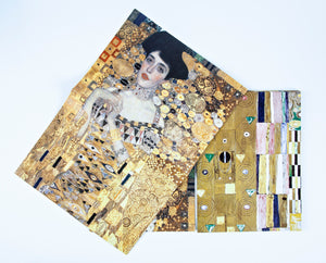 Gustav Klimt Golden Wrapping Paper Book