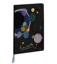 Several Circles by Vasily Kandinsky, A4 Notebook with dotted grid paper