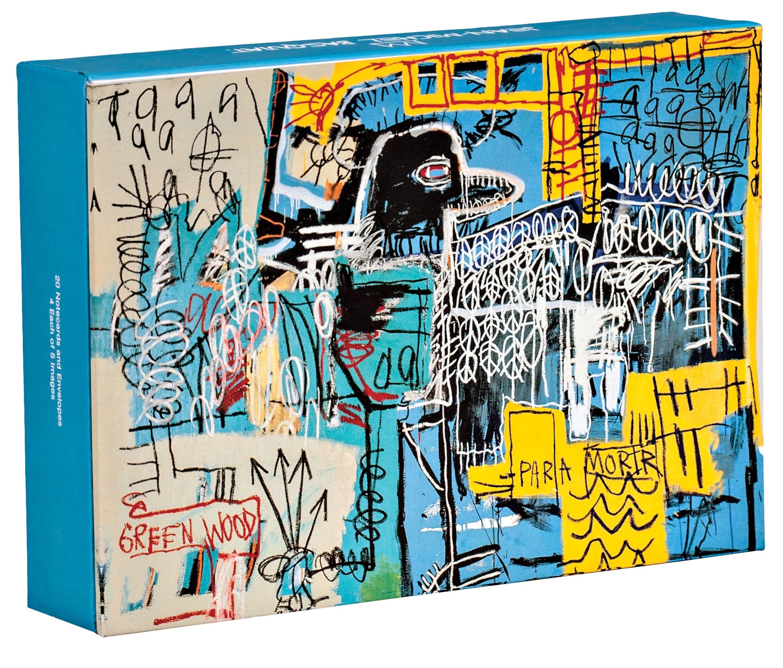 Jean-Michel Basquiat FlipTop Notecard Box | teNeues NYC Stationery
