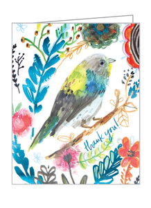 Thank You Bird 10-Notecard Set