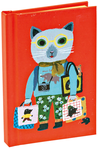 Cat Tourist Mini Notebook