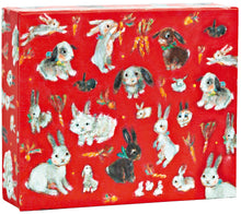 Honey Bunnies QuickNotes all occasion notecards in a collector box with magnetic closure