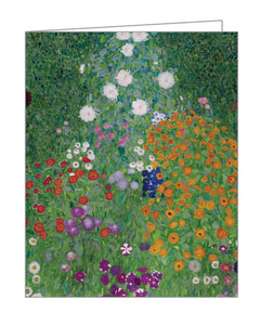 Gardens by Gustav Klimt, QuickNotes Notecard box with Magnetic Closure