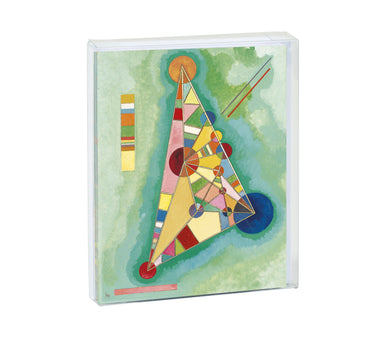 Variegation in the Triangle by Vasily Kandinsky, Notecard Set